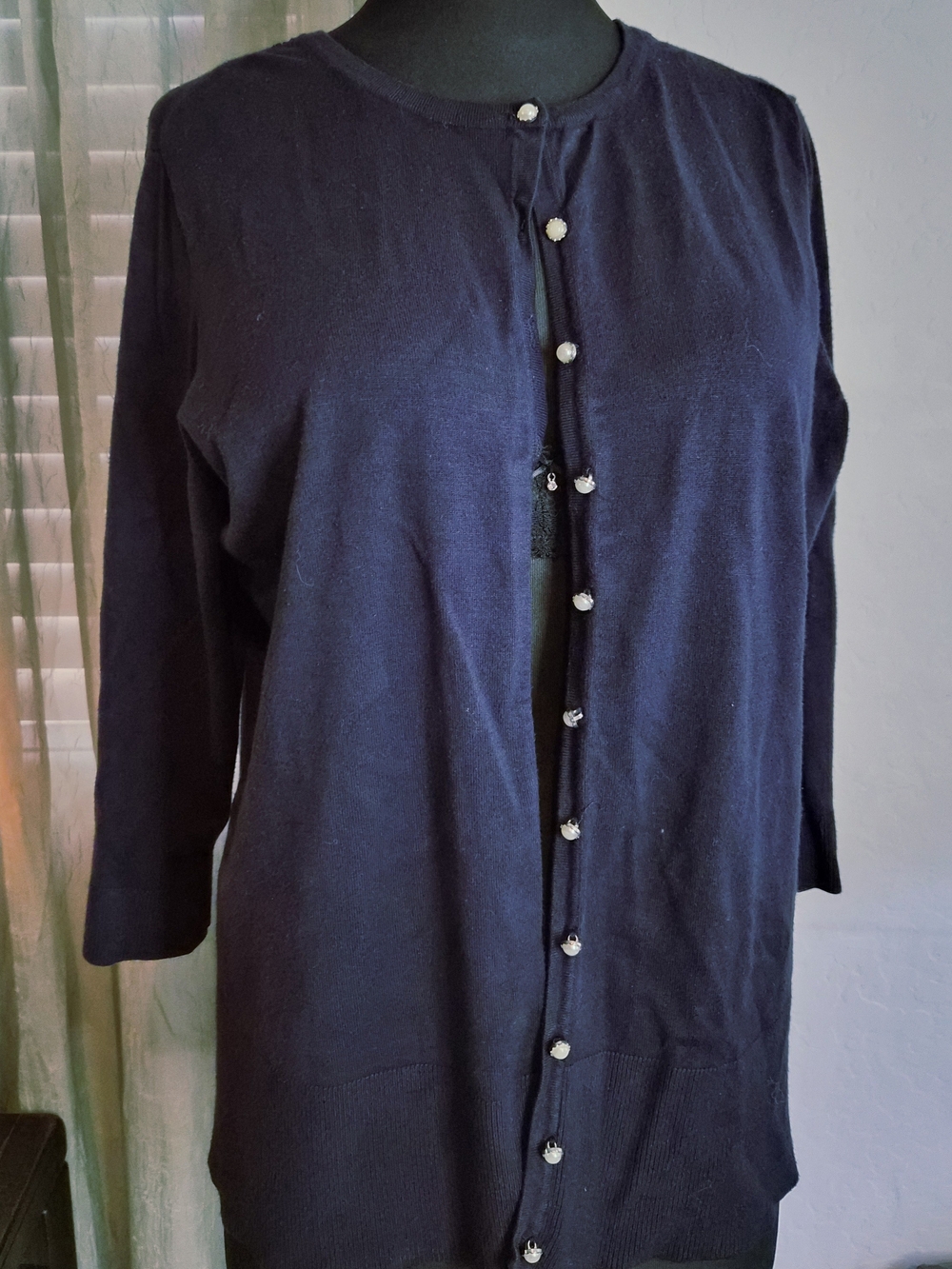 Premise Studio Dark Navy Women's Cardigan #0272